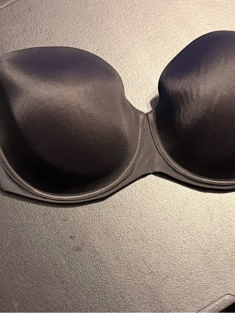 Cacique Black Strapless Seamless T-Shirt Bra